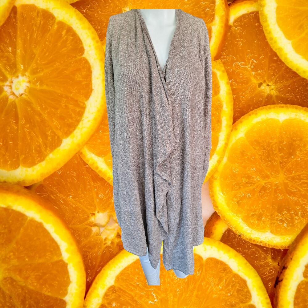Barefoot Dreams Bamboo Chic Lite Open Front Sweater Size S/M